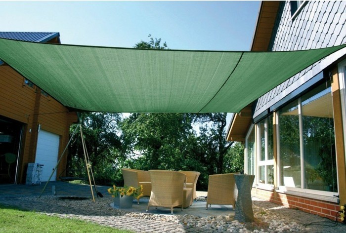 sonnensegel-सामग्री-हरे छायांकन और-धूप से सुरक्षा के