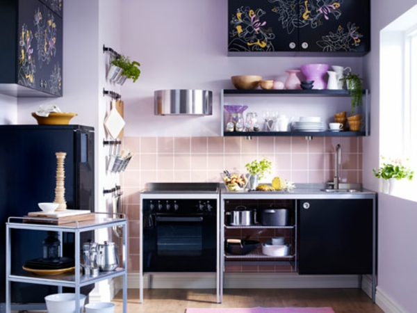 水槽厨房不锈钢现代 - 黑色的厨房家具