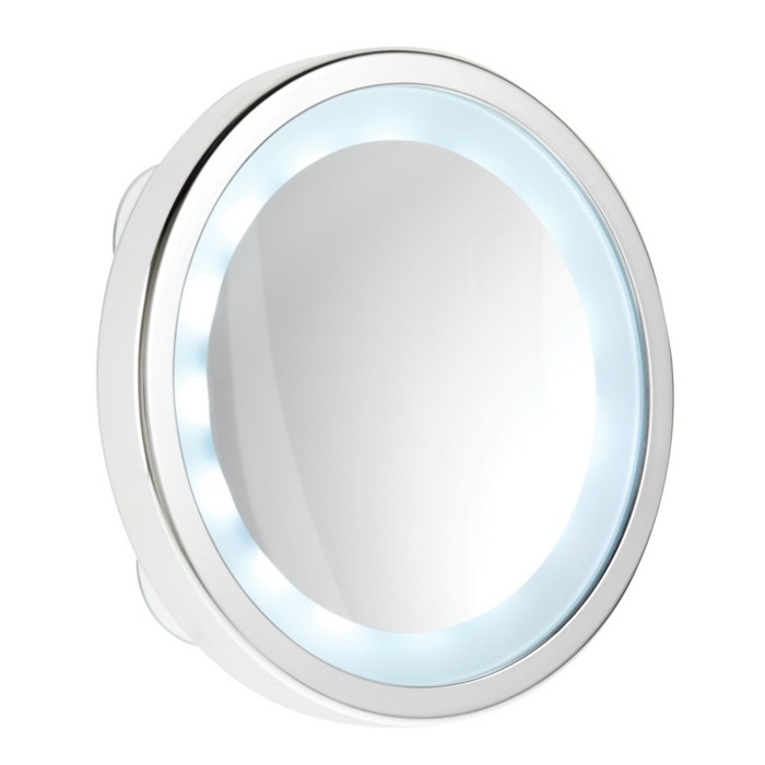 огледало с водената-осветление-овална форма