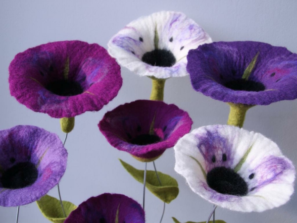 kangas-kukat-make-yourself-violetti-sävyt - modernia käsityöideoita