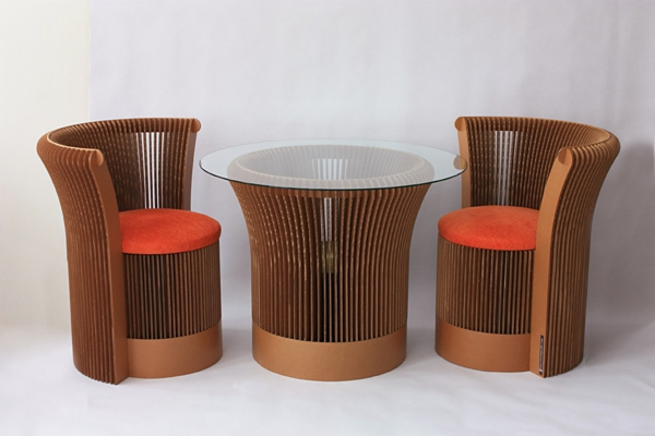 tuoli-ja-pöytä-of-pahvi-tehokas-huonekalujen pahvi-huonekalut