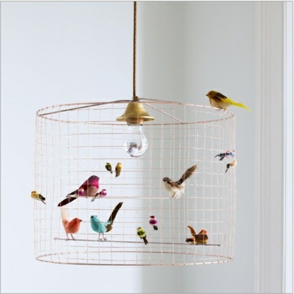 super-intéressant lampes-pour-pépinière-cage à oiseaux