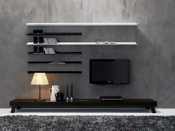 υπερ-σύγχρονο-και-κομψό μαύρο-TV τραπέζι