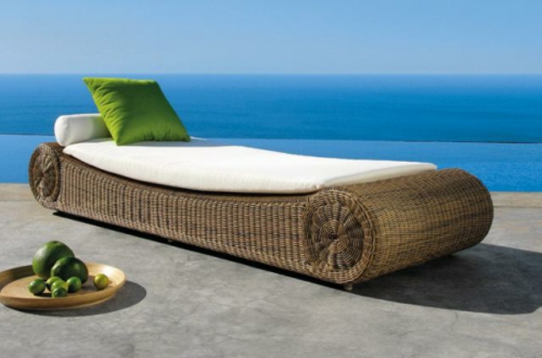 cojín de la cama al aire libre del diseño estupendo original en verde