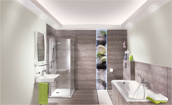 супер-красивата осветление Модерен дизайн в банята