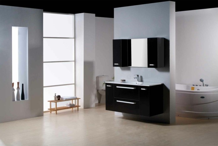 Miroirs de salle de bains de concepteur Petites idées de Cabinet de salle de bains - Show1s.com