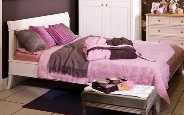 супер-голямо спалня в розово