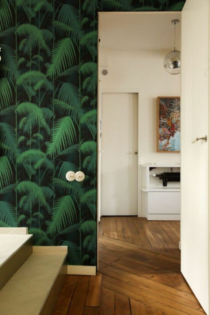 壁纸 - 廊道 - 创意 - 用绿色，丛林