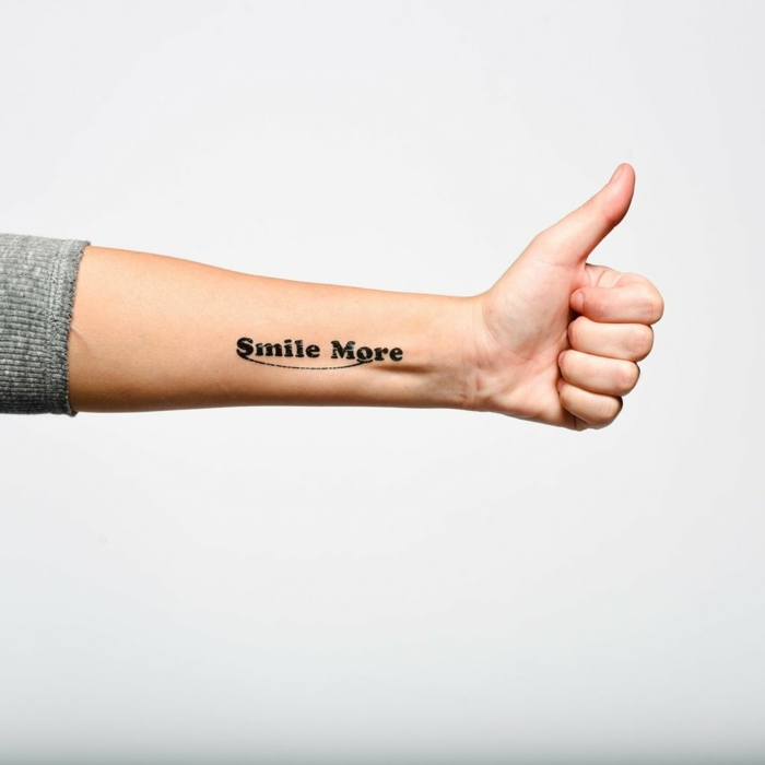 Tattoo Motive Smile on paras ratkaisu jokaiselle naurusta nauttimaan elämästä