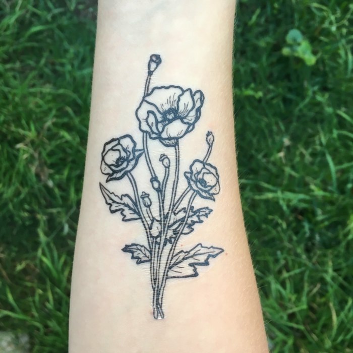 unikoita käsivarteen koristella väliaikainen tatuointi itse tehdä vihreää ruohoa luontoa ajatus