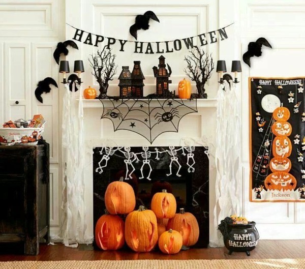 grande décoration Halloween idées lui-même l'artisanat