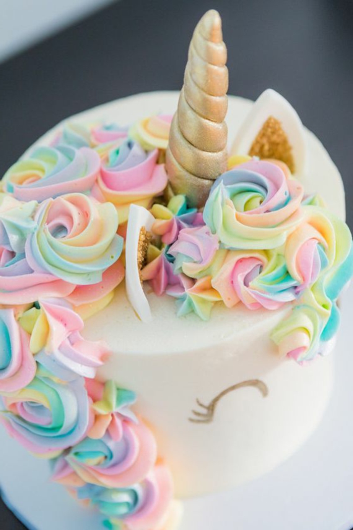פשטידות חד פעמיות - הנה עוגה עם חדקרן עם רעמה צבעונית