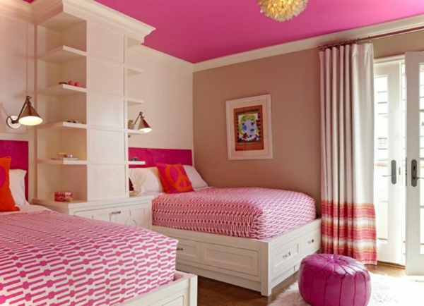 -tolles chambre en couleur rose