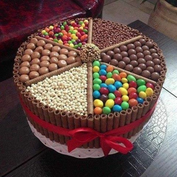 पाई-टू-18-जन्मदिन जन्मदिन केक और चॉकलेट पाई रंग केक करने के लिए 18 जन्मदिन