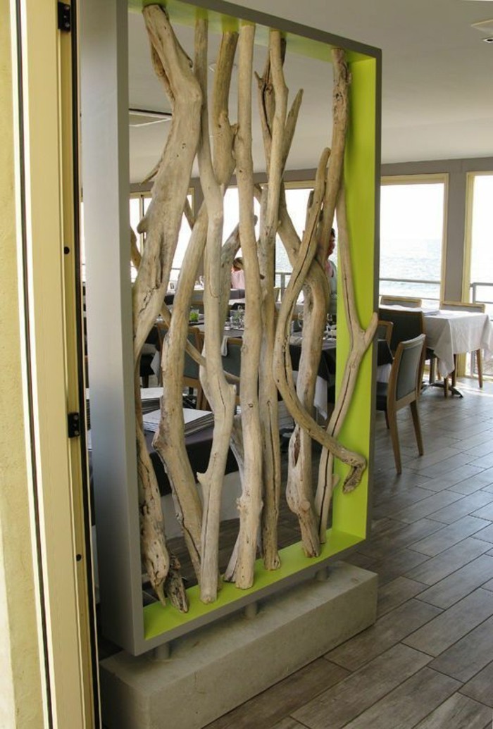 Driftwood-ast नीचे के- लकड़ी भंडारण विभाजन-टेबल-कुर्सियों-रेस्तरां
