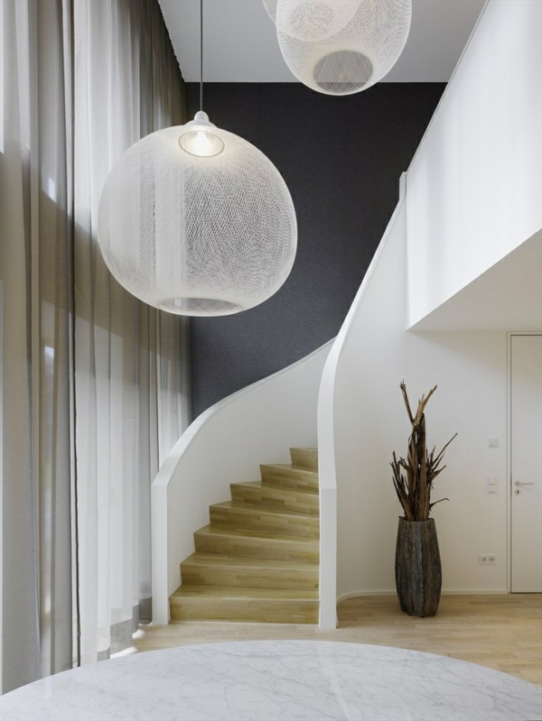 सीढ़ी-प्रकाश-असाधारण-फांसी-लैंप - शानदार लग रही