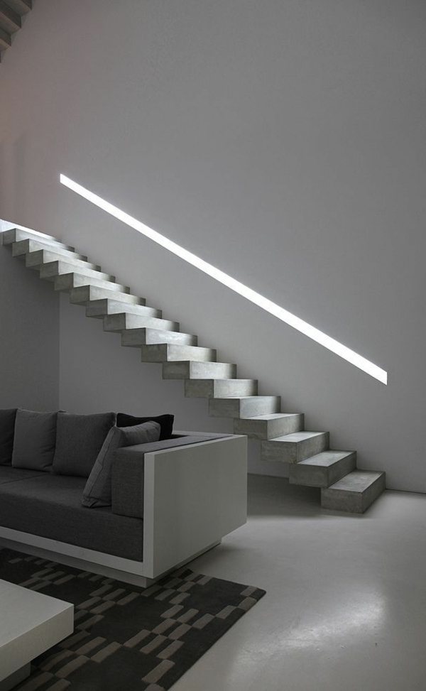 सीढ़ी प्रकाश-ग्रे-आधुनिक-ठाठ-आंतरिक