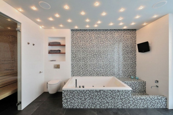 -ultra-пра-интериорен дизайн в осветлението на тавана баня