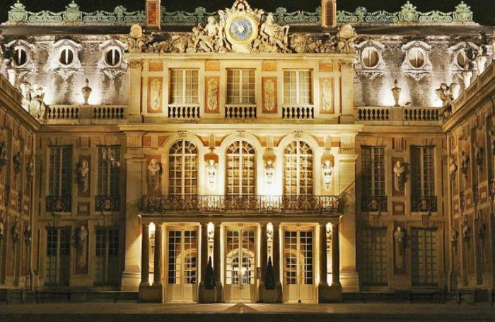 قصر فرساي ، فرنسا ، عصر الباروك ، الموضة في الهندسة المعمارية - صورة جميلة