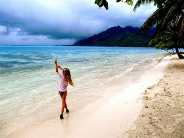 loma-Ranskan Polynesiassa upea valokuva