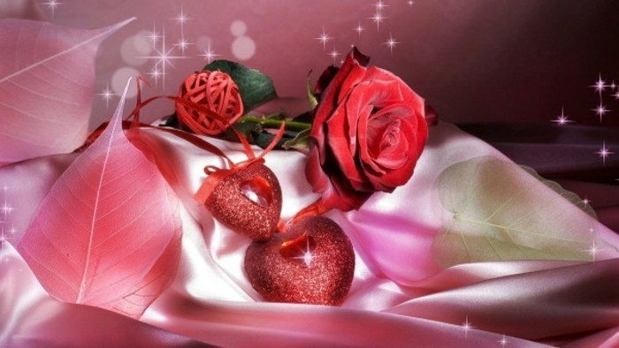 Valentinovo pozadina ruža-ljubičastu podlogu