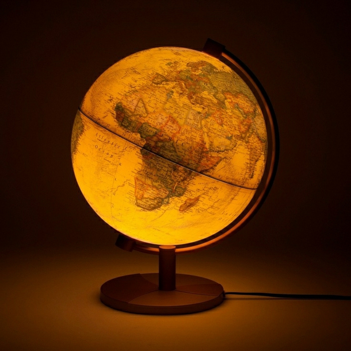 lámpara de globo beleleuchteter vendimia