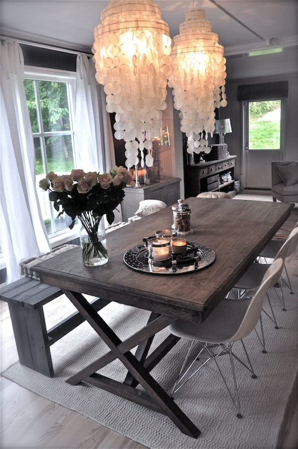 vintage-sisustussuunnitteluyrityksen-ideoita design-ruokasali huonekalut -wohnideen