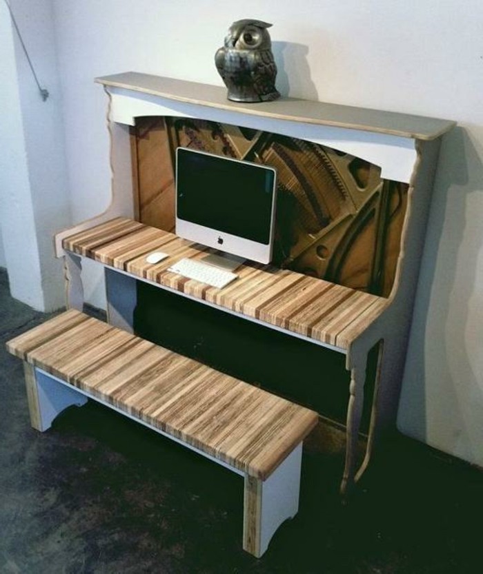 recyclage cru mobilier créatif conçu
