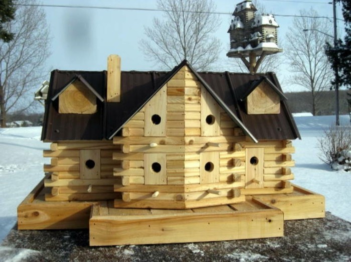 birdseed घर-खुद-बिल्ट-ए-पर्यावरण के अनुकूल birdseed घर-खुद-निर्माण