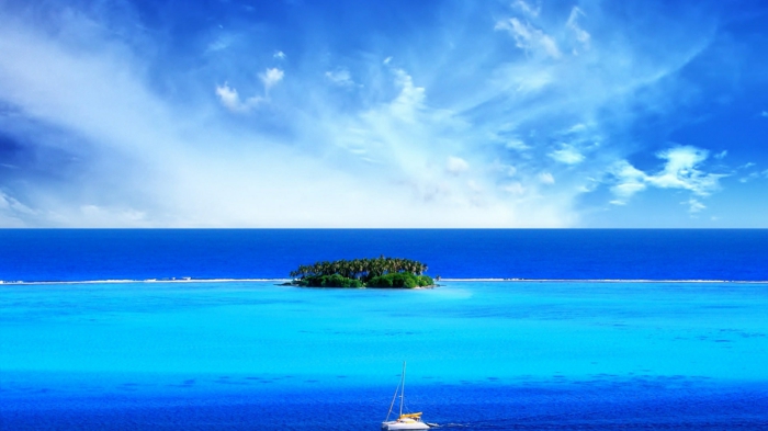 טפטים-עבור-קיץ-כחול-מים-יפה-השמיים