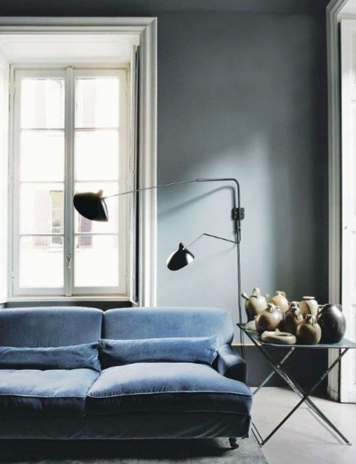 mur couleur et gris-unikales-modèle créatif design chambre