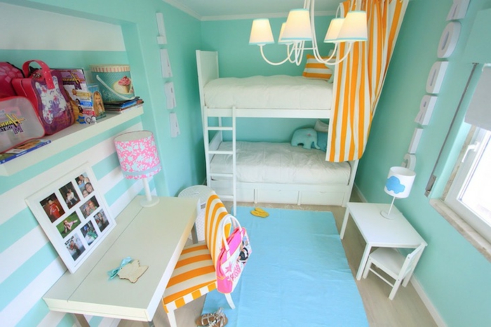 pared de la habitación de color turquesa muebles de tinte-estar-pared hermoso color