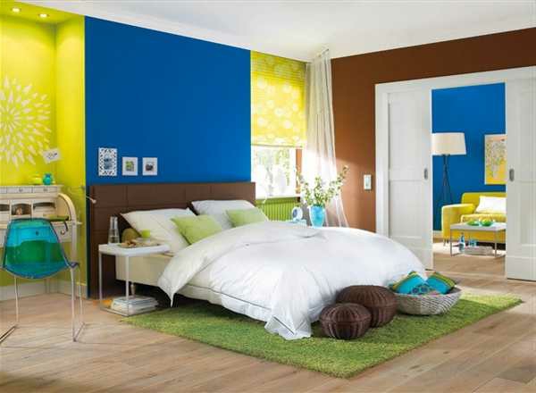 pared de color-combinación-amarillo-azul-2