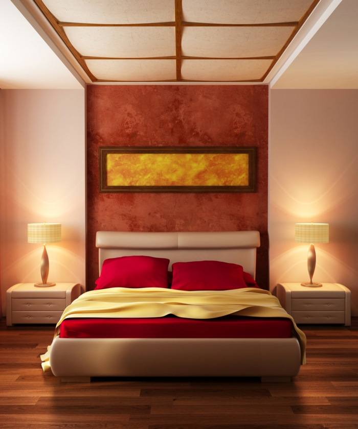 Color de la pared-combinaciones-gran sala-con-indirecta-iluminación
