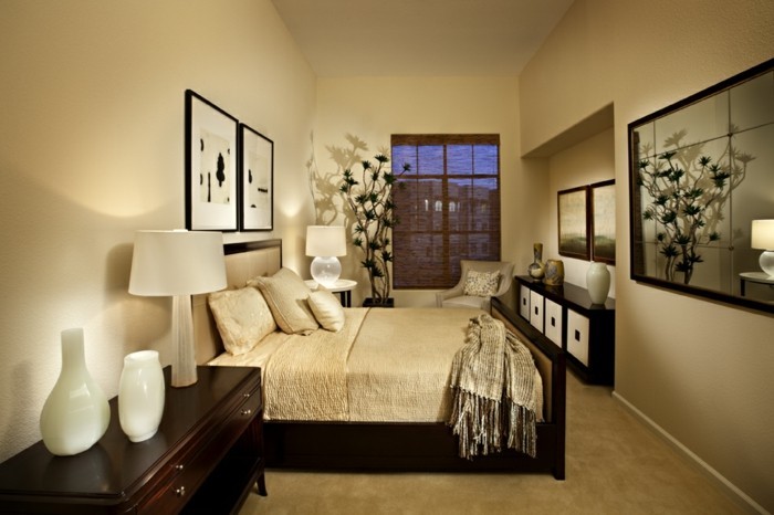 χρώμα του τοίχου παλέτα-η-προ-υπνοδωμάτια και χρυσό αποχρώσεις