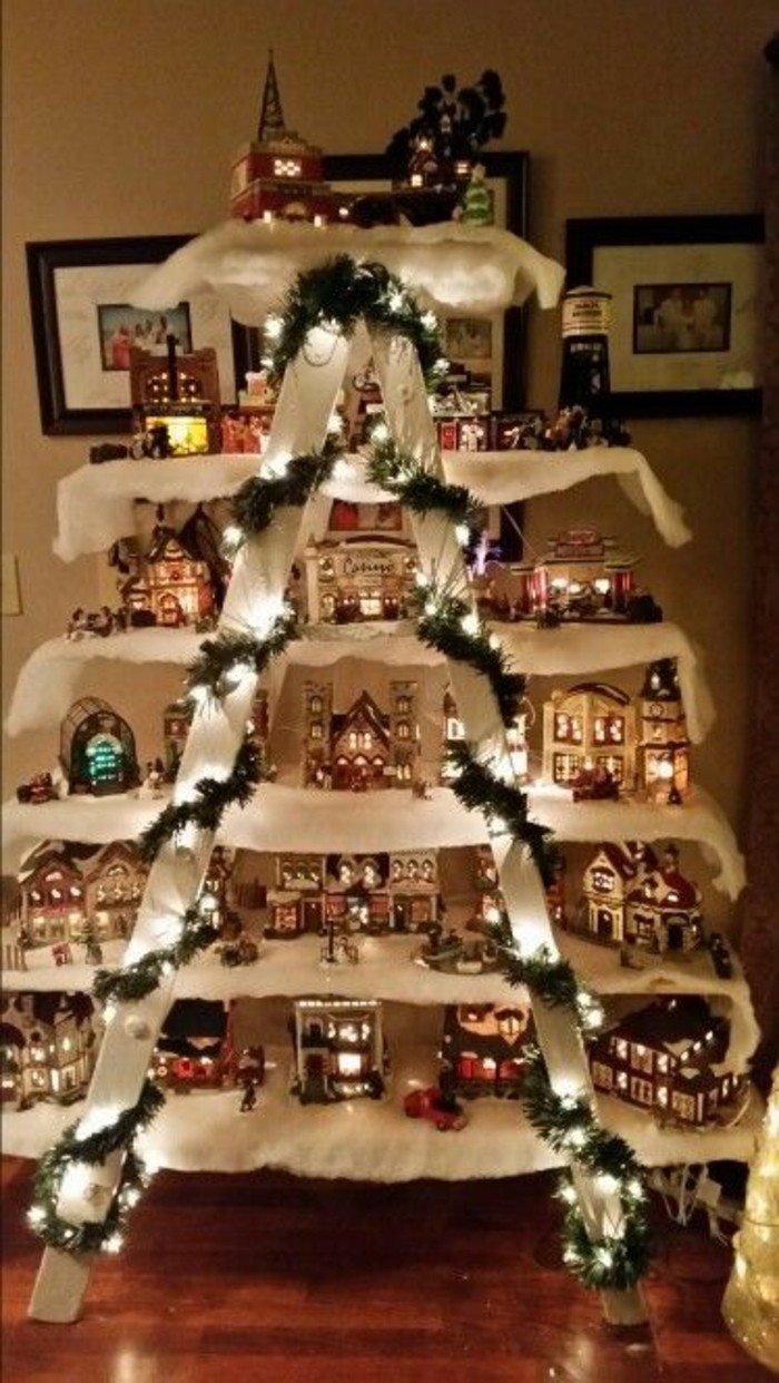 décoration bricolage-Noël faisant Weihnachtsdeko-idées d'arbre de Noël