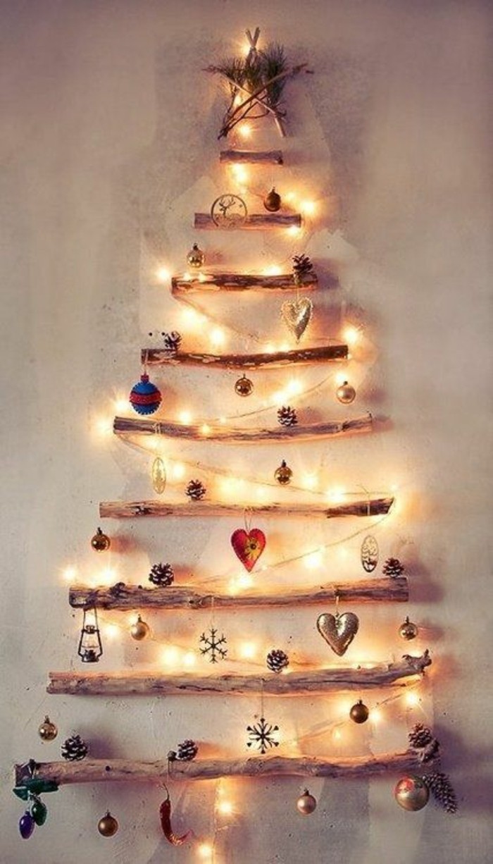 noël décoration-vous-faire Weihnachtsdeko-yourself-faire-Noël-de-bois-et-lampes