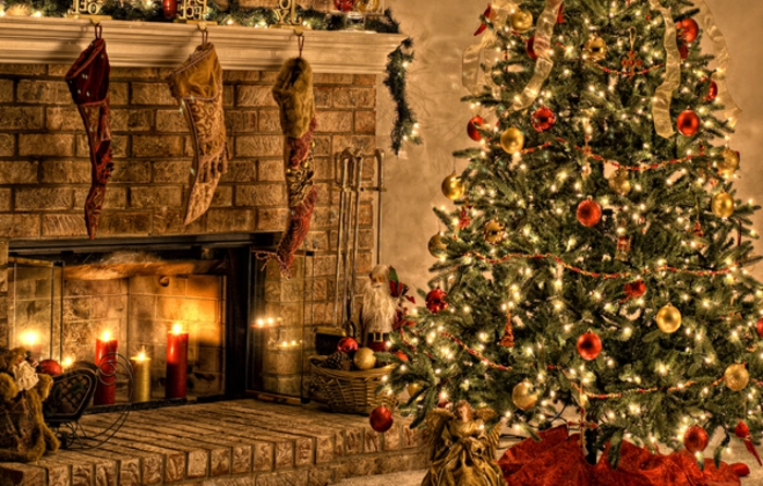 joulu-with-valaistus-viihtyisä kodin keinotekoiset joulukuuset
