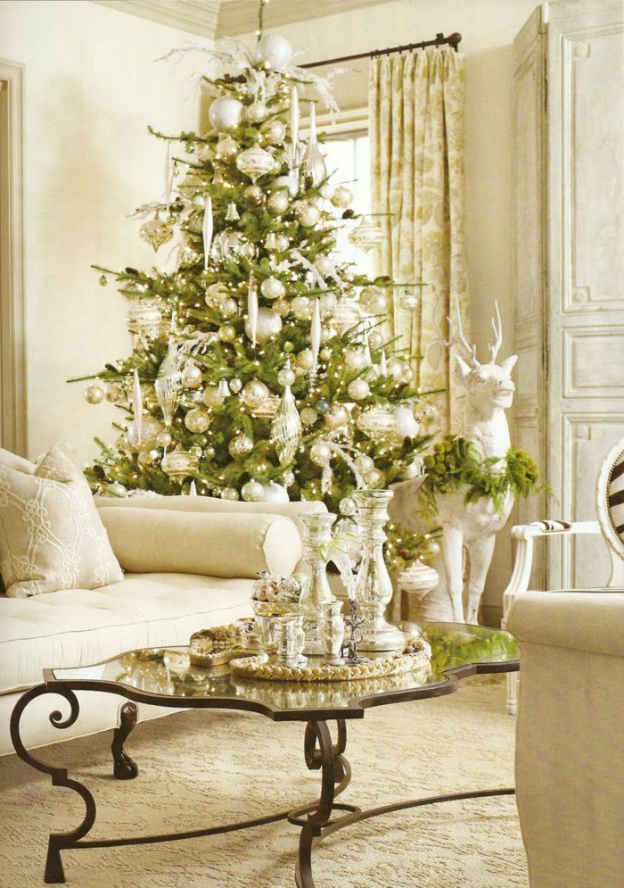 شجرة عيد الميلاد، تزيين-كلاسيكية-والفاخرة