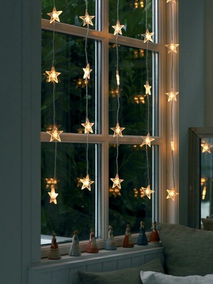 weihnachtsdeko-טינקר-חלון-יצירתי-אלגנטי-תאורה