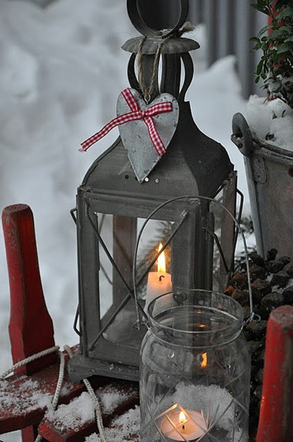 weihnachtsdeko-רעיונות-סקנדינבי מנורה