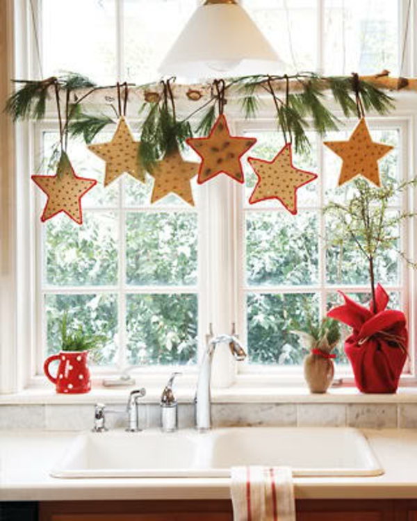 Weihnachtsdeko-idées-star-on-fenêtres