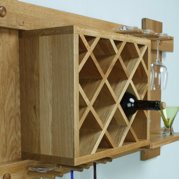 יין מתלה עץ עצמו לבנות רעיון איך לארגן יין תוצרת בית יין בקבוק יין