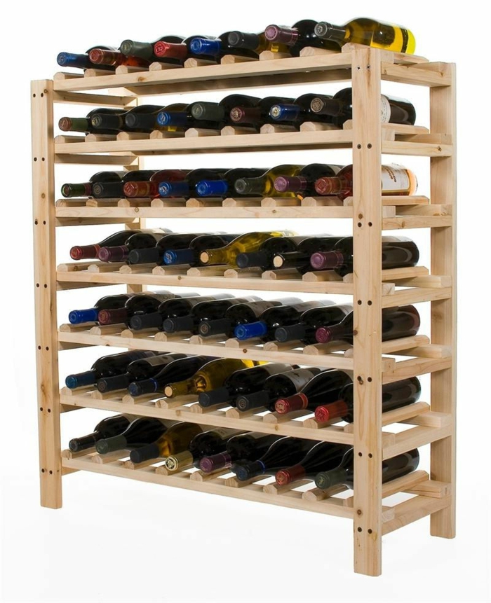 pared de botellero si tienes varias botellas de vino en casa y quieres guardar este hermoso stand
