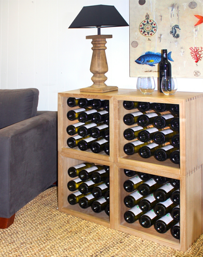 רעיון נהדר עבור יין אחסון יין מתלה בחנות בסלון ולארגן רעיונות ריהוט
