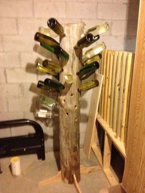 יין מתלה- self-build-Creative-design- חומר עשוי מעץ