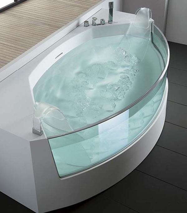bain à remous-baignoire-design moderne-