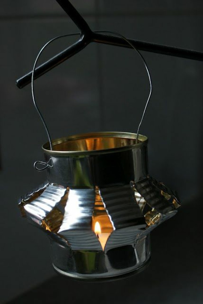 tuuli valot-out-can-kynttilän kynttilänjalka-DIY-light-itse-prosessin konservendose