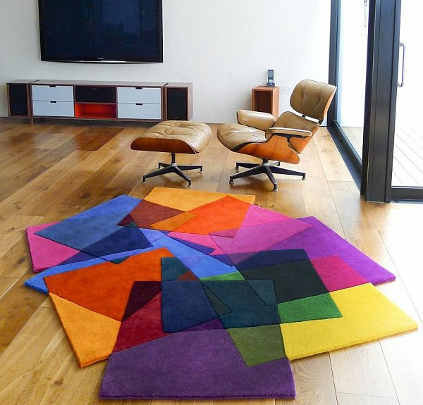 कमरे में रहने वाले डिजाइन-असाधारण-रंगीन-कालीन