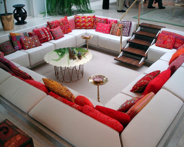 σαλόνι σχεδιασμός-super-cool καναπέ